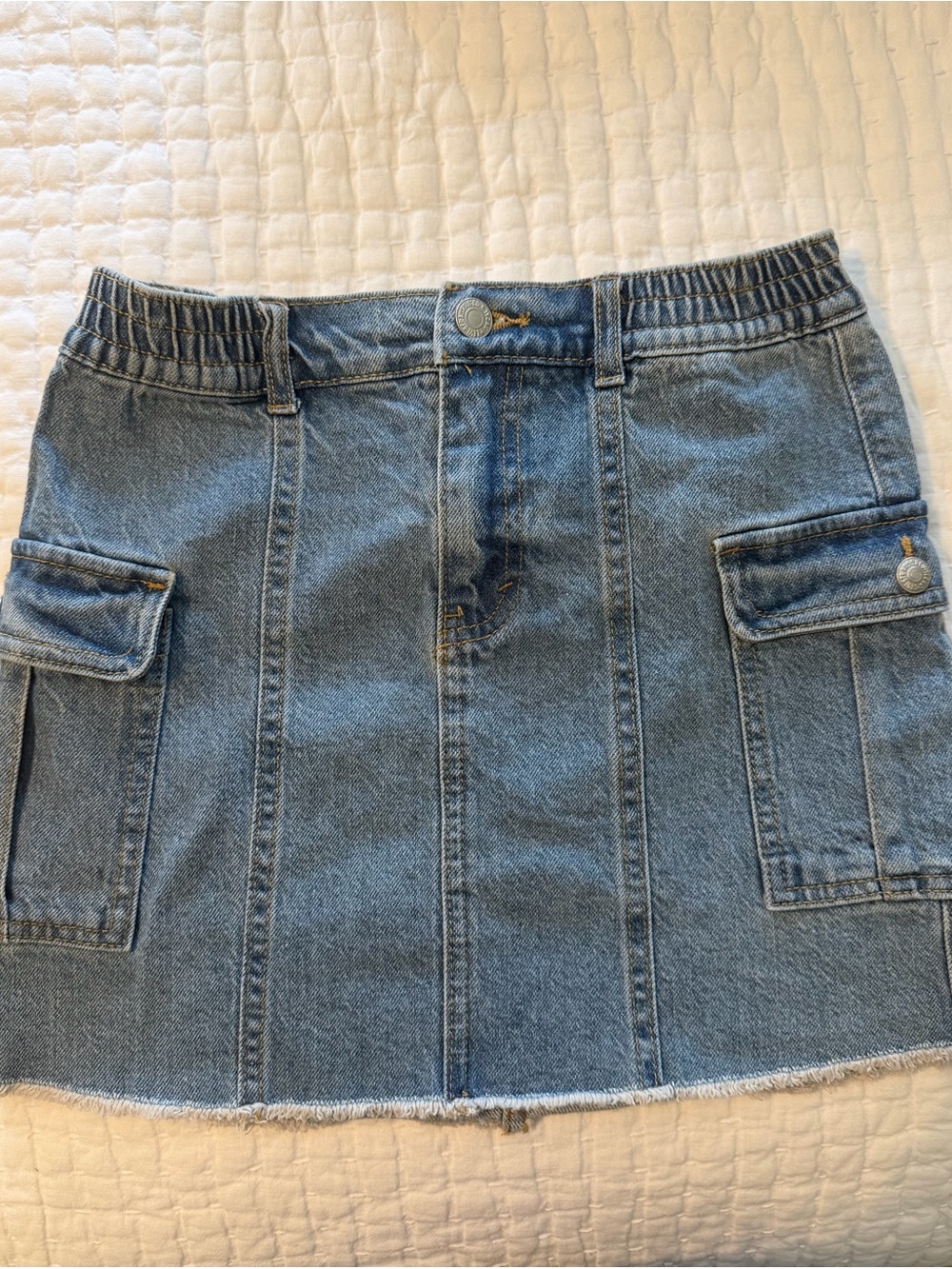 Levi’s Blue Denim Cargo Skirt - Girls